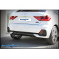 Posteriore senza silenziatore con uscita 2 x diam. 70 RACING AUDI A1 GB 40TFSI 2.0T – 2018 200CV (