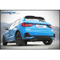 Posteriore senza silenziatore con uscita 2 x diam. 70 RACING AUDI A1 GB 40TFSI 2.0T – 2018 200CV (
