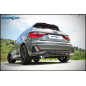 Posteriore silenziato con uscita 2 x diam. 70 RACINGMontaggio esclusivo su paraurti originale A1 40T