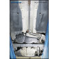 Posteriore silenziato con uscita 2 x diam. 70 RACINGMontaggio esclusivo su paraurti originale A1 40T