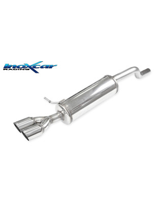 Posteriore silenziato con uscita 2 x diam. 70 RACINGMontaggio esclusivo su paraurti originale A1 40T