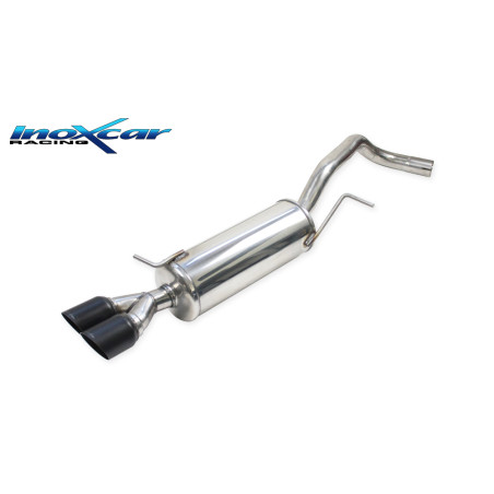 Posteriore silenziato con uscita 2 x diam. 80 RACING BLACK CERAMIC AUDI A1 – 2011 150CV S1 (type 8