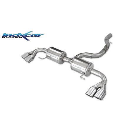 Posteriore con uscita 2x diam. 80 X-RACE DX+SX AUDI S1 – 2014 231CV A1 (type 8X) (Cod. I-AUS1.02.X