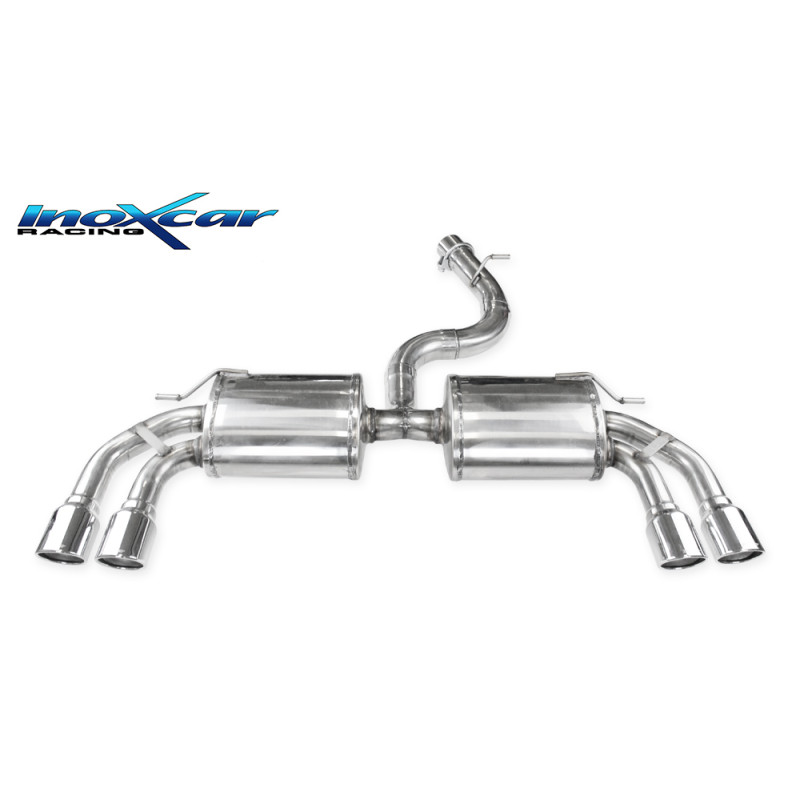 Posteriore con uscita 2 x diam. 80 X-RACE DX+SX AUDI A3 – 2013 300CV S3 RS3 (type 8V) SB (Cod. I-A