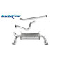 Tubo centrale silenziato e Posteriore con uscita singola diam. 100 RACING DX+SX – 63 SUBARU BRZ 2.