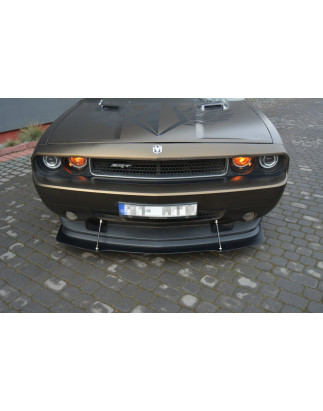 Splitter anteriore Hybrid V.1 DODGE CHALLENGER MK3. PHASE-I SRT8 COUPE (Cod. M-DO-CHL-3-SRT8-FD1G+CN