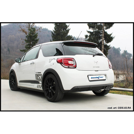 Posteriore con uscita singola diam. 102 CITROEN DS3 1.6 TURBO THP RACING – 2011 207CV (Cod. I-CIDS