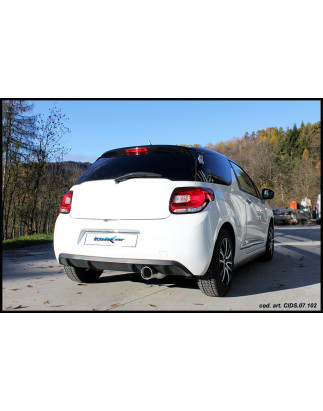 Posteriore con uscita singola diam. 102 CITROEN DS3 1.2 – 2017 82CV (Cod. I-CIDS.07.102)