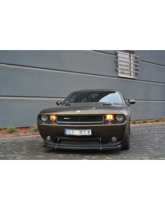 Splitter anteriore Hybrid V.1 DODGE CHALLENGER MK3. PHASE-I SRT8 COUPE (Cod. M-DO-CHL-3-SRT8-FD1G+CN