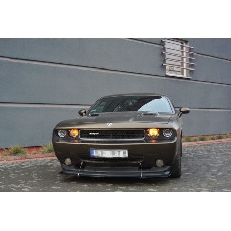 Splitter anteriore Hybrid V.1 DODGE CHALLENGER MK3. PHASE-I SRT8 COUPE (Cod. M-DO-CHL-3-SRT8-FD1G+CN