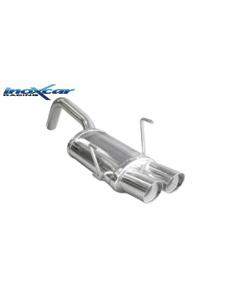 Posteriore con uscita 2 x diam. 70 RACING FIAT 500 1.4 16V – 2007 100CV (Cod. I-FICQ.02.70)