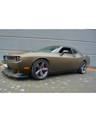 Splitter anteriore Hybrid V.1 DODGE CHALLENGER MK3. PHASE-I SRT8 COUPE (Cod. M-DO-CHL-3-SRT8-FD1G+CN
