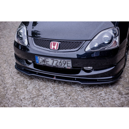 SPLITTER ANTERIORE V.1 HONDA CIVIC EP3 (MK7) TYPE-R/S FACELIFT (Cod. M-HO-CI-7-TYPE-R/S-FD1G)