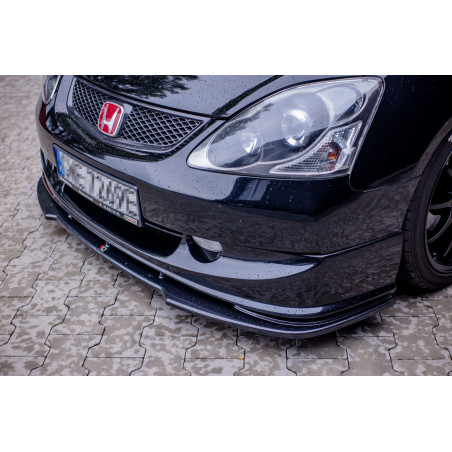 SPLITTER ANTERIORE V.1 HONDA CIVIC EP3 (MK7) TYPE-R/S FACELIFT (Cod. M-HO-CI-7-TYPE-R/S-FD1G)