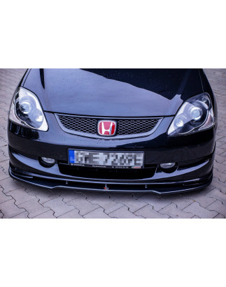 SPLITTER ANTERIORE V.1 HONDA CIVIC EP3 (MK7) TYPE-R/S FACELIFT (Cod. M-HO-CI-7-TYPE-R/S-FD1G)