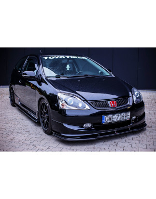 SPLITTER ANTERIORE V.1 HONDA CIVIC EP3 (MK7) TYPE-R/S FACELIFT (Cod. M-HO-CI-7-TYPE-R/S-FD1G)