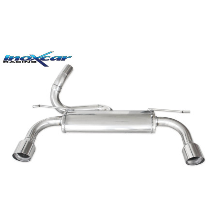 Posteriore con uscita singola diam. 102 RACING DX+SX FORD FOCUS 2.5T RS – 2009 305CV MK2 (Cod. I-F