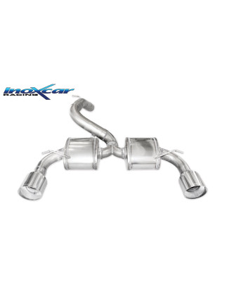 Terminale con uscita diam. 114 RACING dx+sx – 2016 350CV Ford FOCUS MK3 (Cod. I-FOFO.13.114R)