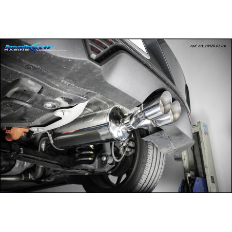 Posteriore con uscita 2 x diam. 90 RACING – 2021-2023 Hyundai i20 (Cod. I-HYI20.02.RA)