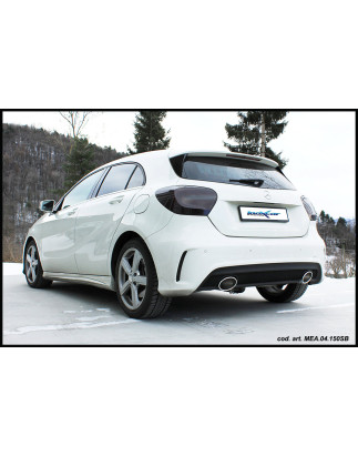 Posteriore con uscita diam. 100 X-RACE DX+SX MERCEDES CLASSE A250 – 2012-2015 211CV A (Type W176) 