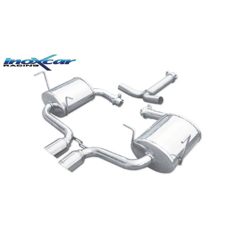 Posteriore con uscita central 2 x diam. 80 RACING MINI COOPER S 1.6 – 2001-2006 170CV (R53) (Cod. 