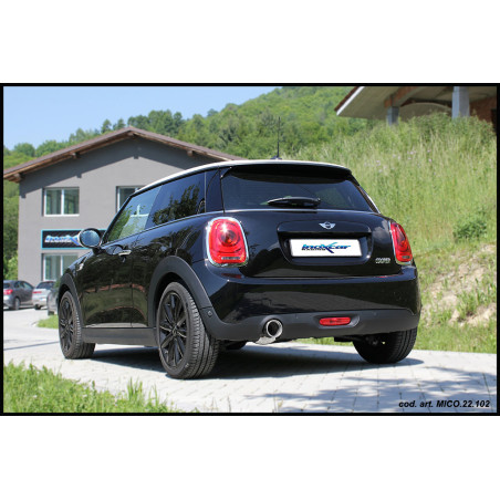 Posteriore con uscita singola diam. 102 RACING MINI COOPER 1.5 – 2014-2018 136CV (F56) (Cod. I-MIC