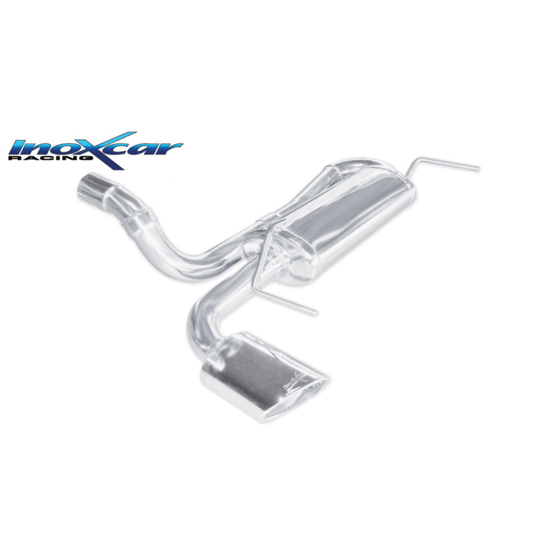 Posteriore con uscita singola ovale 120x80 mm OBLIQUO OPEL ASTRA J 1.6 TURBO S – 2010 180CV (Cod. 