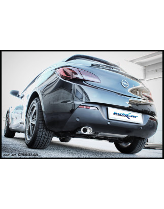 Posteriore con uscita singola ovale 120x80 mm OBLIQUO OPEL ASTRA J 1.6 TURBO S – 2010 180CV (Cod. 