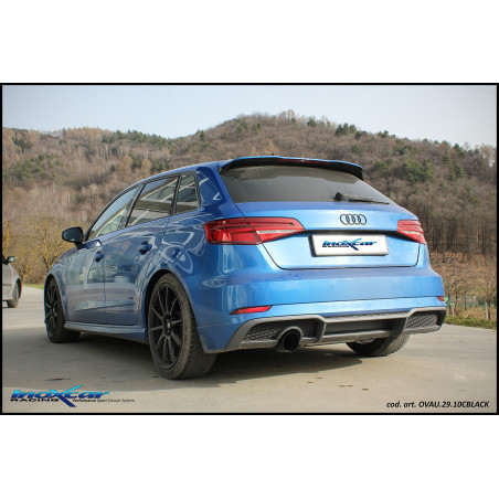 Posteriore con uscita diam. 100 BLACK CERAMIC AUDI A3 – 2016-2018 116CV S3 RS3 (type 8V) SB (Cod. 
