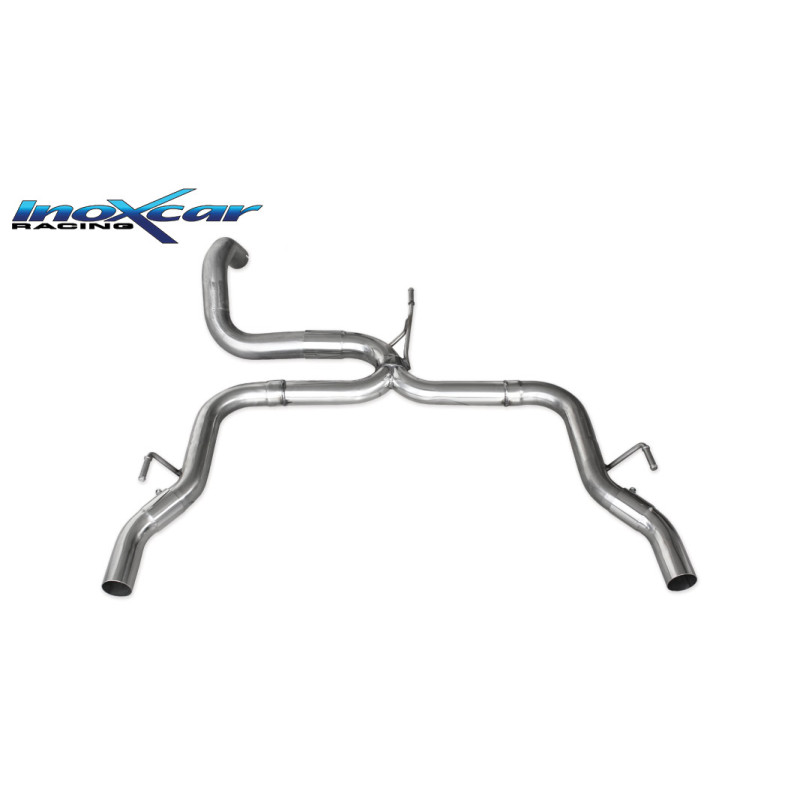 Posteriore senza silenziatore con uscita diam. 54 DX+SX PEUGEOT 308 – 2015 270CV (Cod. I-PE308.02.