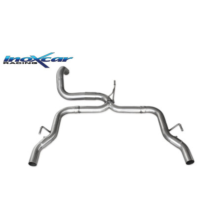 Posteriore senza silenziatore con uscita diam. 54 DX+SX PEUGEOT 308 – 2015 270CV (Cod. I-PE308.02.
