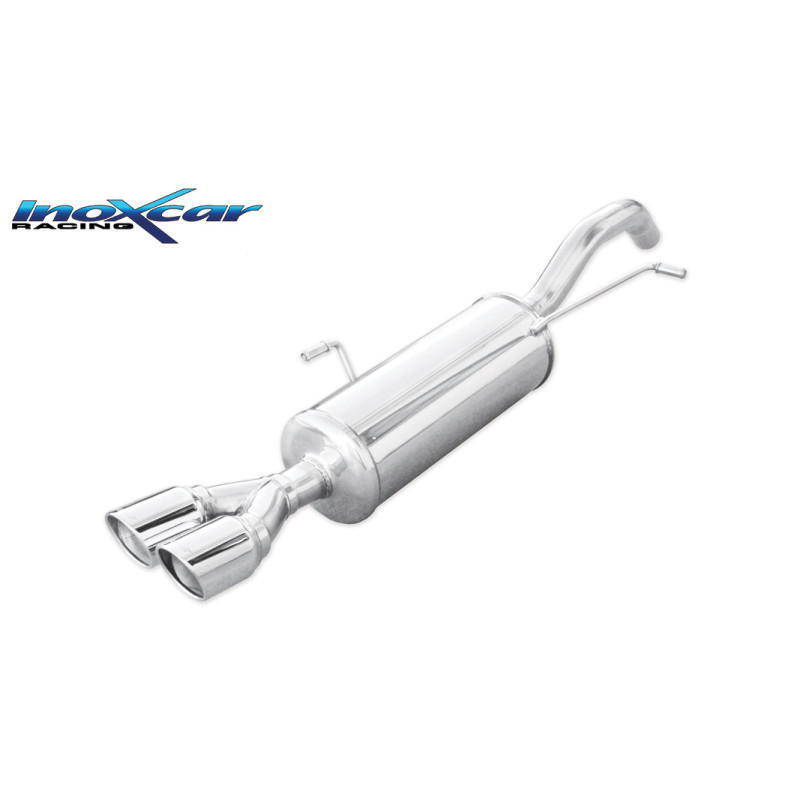 Posteriore con uscita 2 x diam. 80 X-RACE – 2010 156CV Peugeot RCZ (Cod. I-PERCZ.01.XR80)