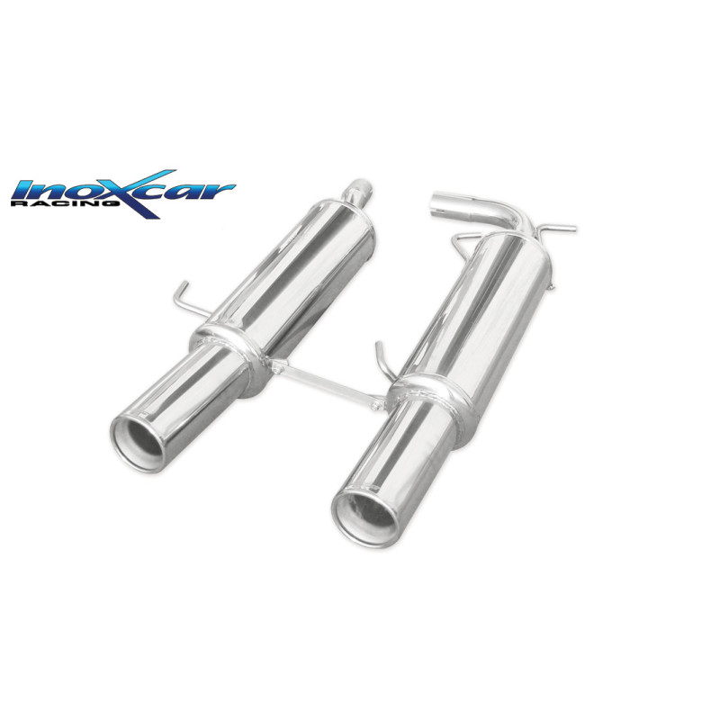 Posteriore CENTRALE con uscita 2 x diam. 102 RENAULT CLIO RS PHASE3 2.0 – 2004-2005 182CV (Cod. I-