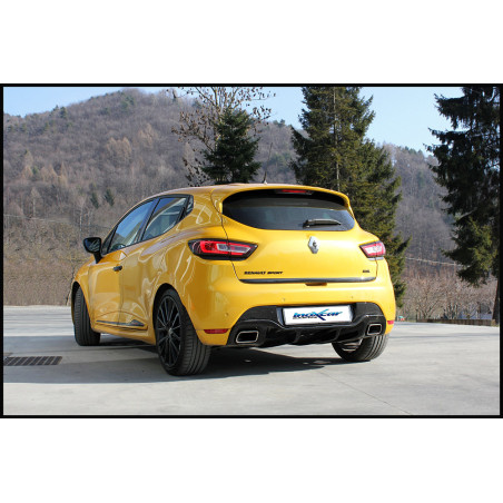 Posteriore senza silenziarore con uscita diam. 63 solo lato sx RENAULT CLIO 4 RS TROPHY 220 EDC 1.6 