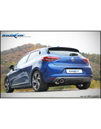 Posteriore con uscita diam. 100 X-RACE RENAULT CLIO 5 1.3TCE – 2020 131CV (Cod. I-RECL.43.XR10)