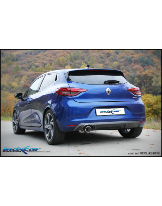 Posteriore con uscita diam. 100 X-RACE RENAULT CLIO 5 1.3TCE – 2020 131CV (Cod. I-RECL.43.XR10)