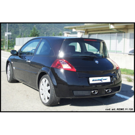 Posteriore con uscita centrale 2 x ovale 120x80 mm RENAULT MEGANE II 2.0 16V RS TURBO – 2004 225CV