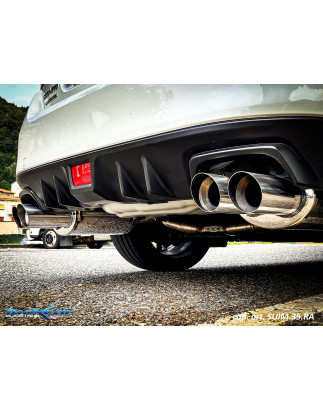 Posteriore con uscita 2 x diam. 90 RACING DX+SX SUBARU IMPREZA STI 2018-- – 2018 (Cod. I-SUIM.35.R