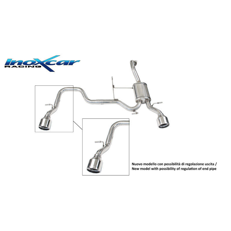 Posteriore con uscita diam. 102 DX+SX SUZUKI SWIFT SPORT HYBRID 1.4 – 2020 129CV (Cod. I-SUSW.06.1