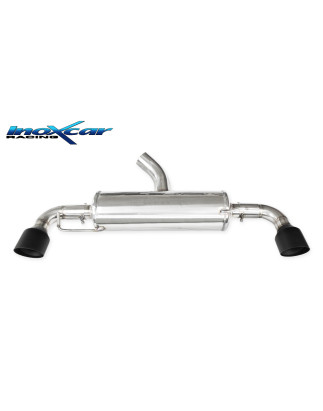 Posteriore silenziato con uscita diam. 100 BLACK CERAMIC DX+SX – 2020 261CV Toyota YARIS (Cod. I-T