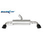 Posteriore silenziato con uscita diam. 100 BLACK CERAMIC DX+SX – 2020 261CV Toyota YARIS (Cod. I-T