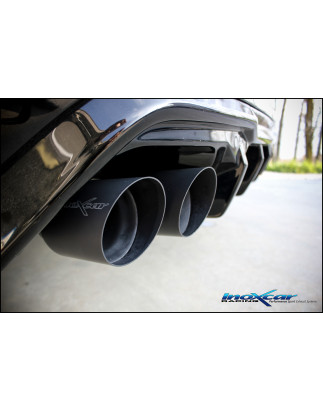 Posteriore silenziato DUPLEX con uscita 2 x diam. 90 RACING BLACK CERAMIC DX+SXMontaggio esclusivo s