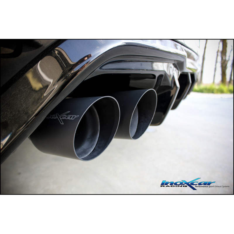 Posteriore silenziato DUPLEX con uscita 2 x diam. 90 RACING BLACK CERAMIC DX+SXMontaggio esclusivo s