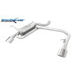 Posteriore DUPLEX con uscita singola ovale 120x80 mm PEUGEOT 406 3.0 V6 COUPE (Cod. I-TWPE.25.120)