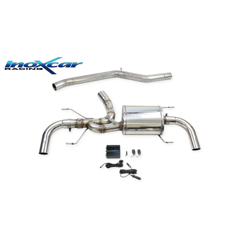 Posteriore con silenziatore – DX+SX e Valvola ALFA ROMEO GIULIA Q4 VELOC 2016 280CV (Cod. I-VALV.G
