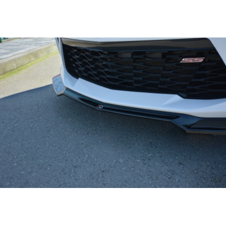 SPLITTER ANTERIORE V.1 CHEVROLET CAMARO 6TH-GEN. PHASE-I 2SS COUPE (Cod. M-CH-CA-6-2SS-FD1G)