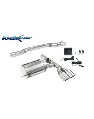 Posteriore silenziato con uscita 2 x diam. 90 RACING e Valvola MINI COOP – 2019 192CV COOPER (F56)