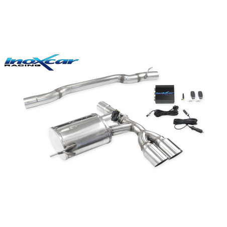 Posteriore silenziato con uscita 2 x diam. 90 RACING e Valvola MINI COOP – 2020 306CV COOPER (F56)