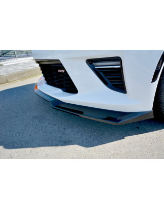 SPLITTER ANTERIORE V.1 CHEVROLET CAMARO 6TH-GEN. PHASE-I 2SS COUPE (Cod. M-CH-CA-6-2SS-FD1G)