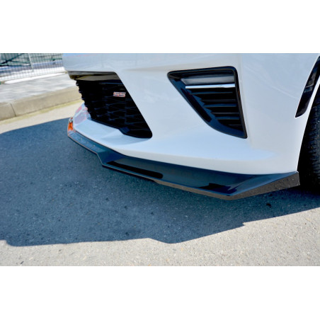 SPLITTER ANTERIORE V.1 CHEVROLET CAMARO 6TH-GEN. PHASE-I 2SS COUPE (Cod. M-CH-CA-6-2SS-FD1G)